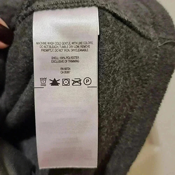 Columbia Grey Full Zip Fleece Vest Size Large - Picture 4 of 7